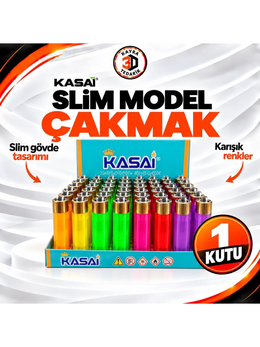 Kasai Slim Çakmak 48 ADET