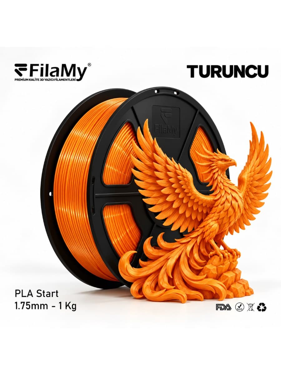 FilaMy PLA Filament Turuncu