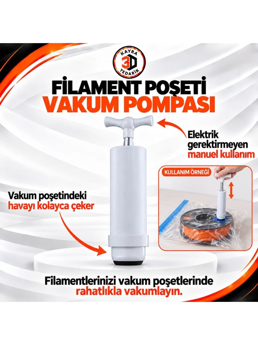 Filament Poşeti Vakum Pompası